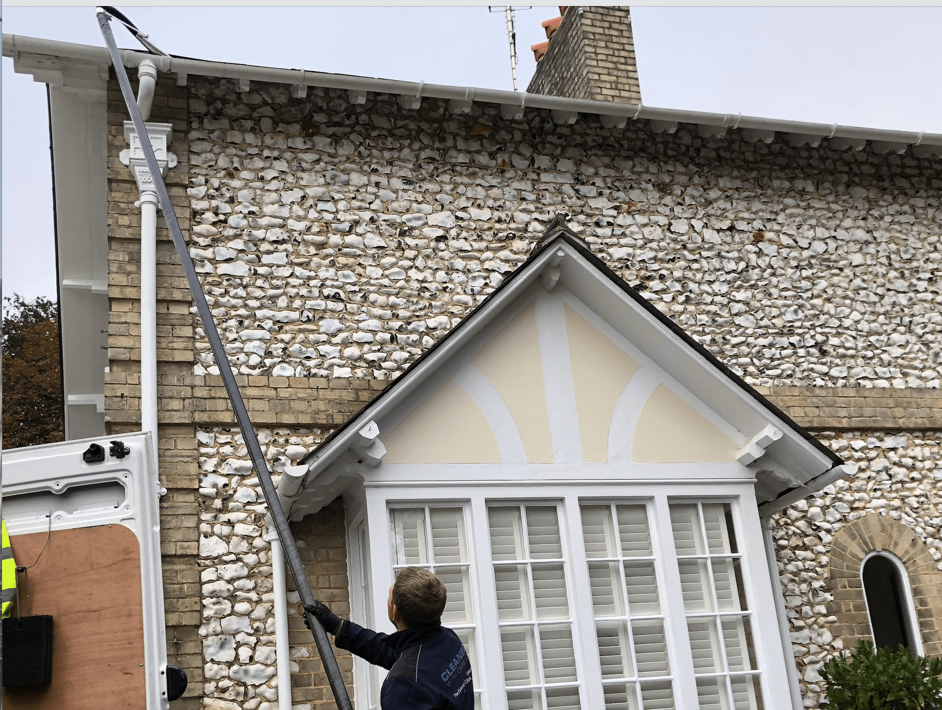 Professional gutter cleaning tools and equipment used by The Roof Moss Cleaners in Hertford